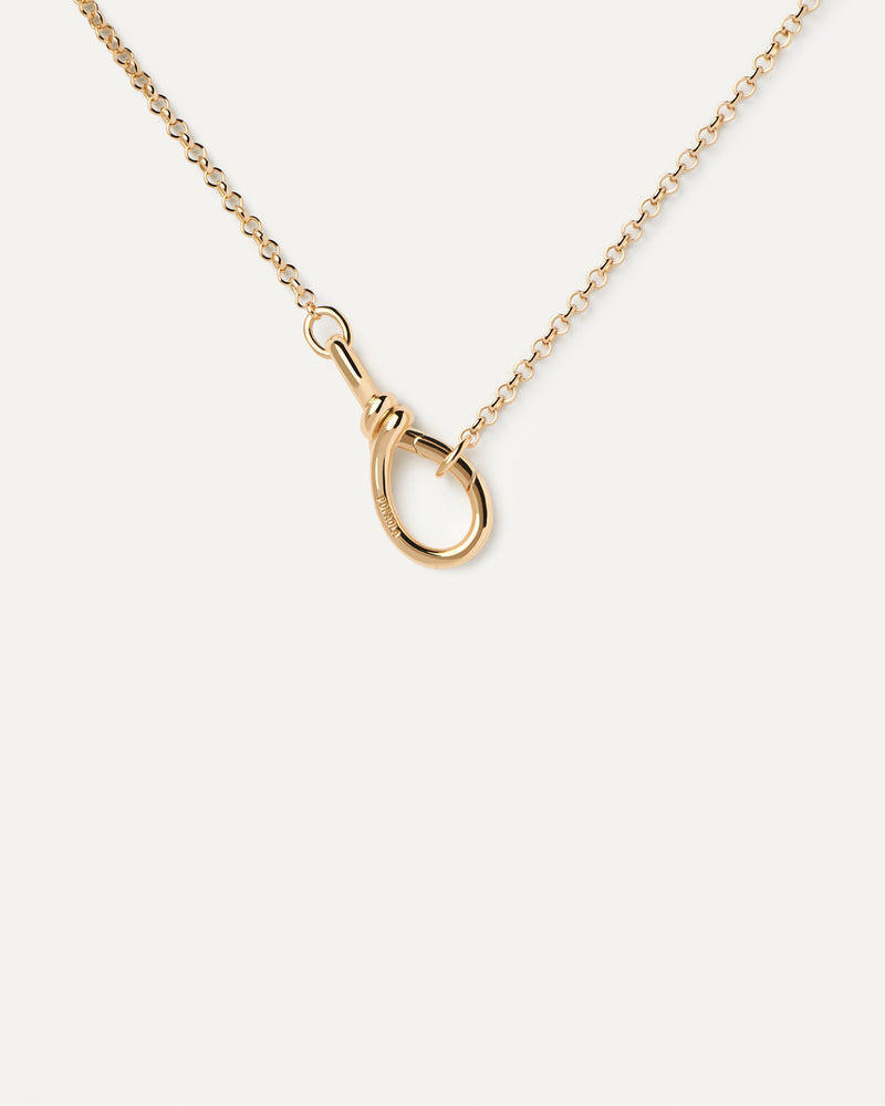 Collana a Catena Stacker Clasp - 
  
    Argento sterling / Placcatura in Oro 18K
  
