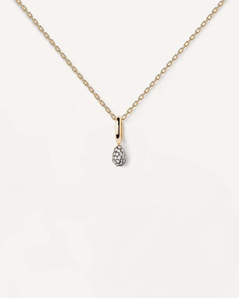 Collana Pavé Lava - 
  
    Argento sterling / Placcatura in Oro 18K
  
