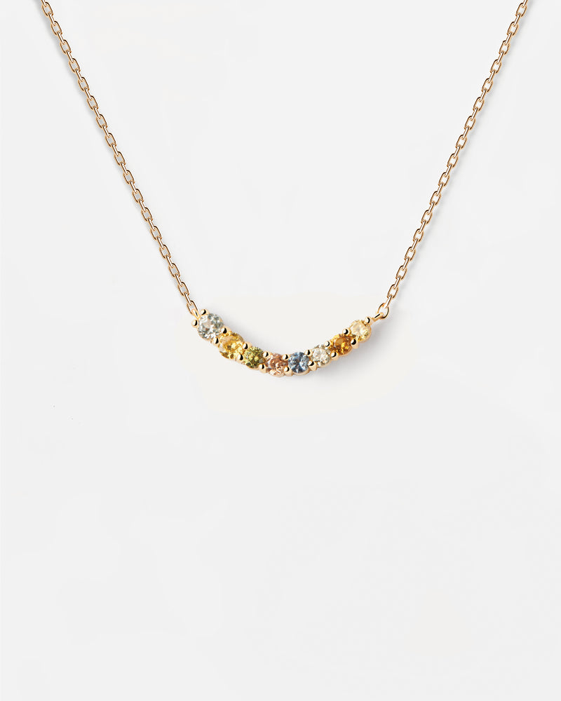 Rainbow necklace - 
  
    Sterling Silver / 18K Gold plating
  
