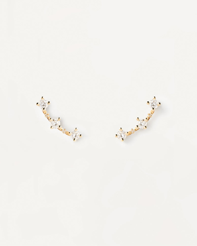 Diamonds and gold Liberty Single Earring - 
  
    18K Gold
  
