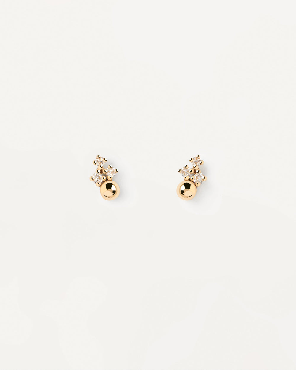 Diamonds and gold Blake Single Earring - PDPAOLA