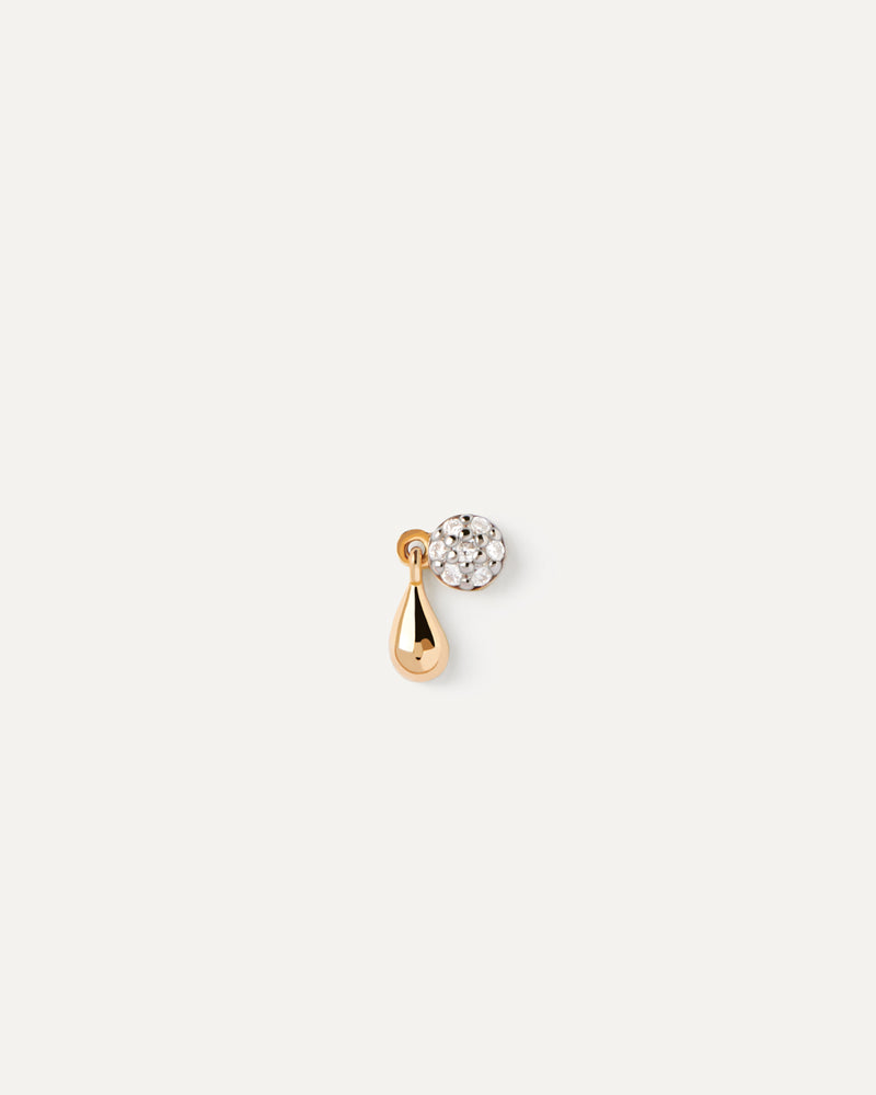 Diamonds and gold Noe single earring - 
  
    18K Gold
  
