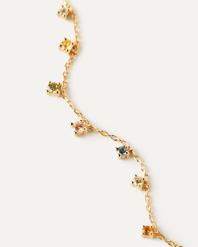 Pulsera Rainbow Salsa - 
  
    Plata de Ley / Baño de Oro 18K
  
