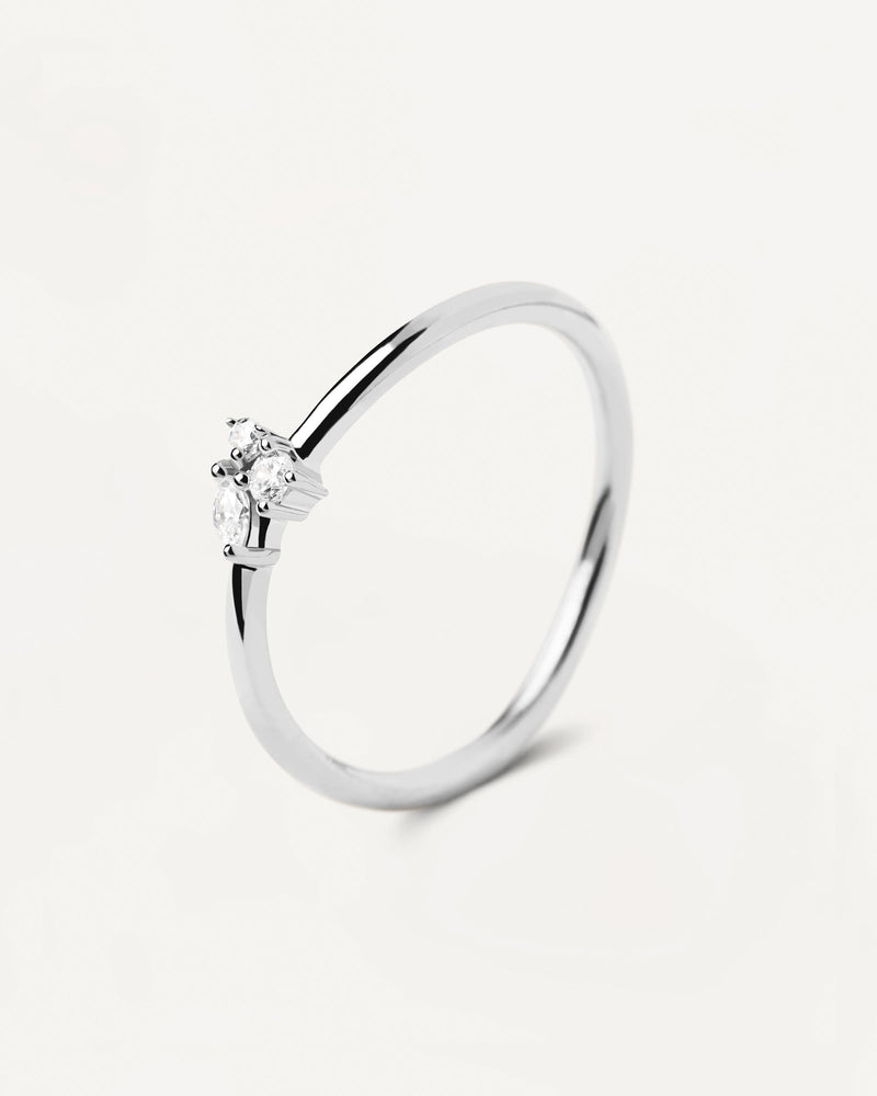 Anello in Argento Lua - 
  
    Argento sterling
  
