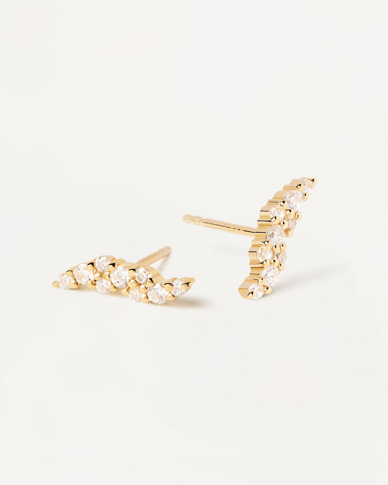 Natura Earrings - 
  
    Sterling Silver / 18K Gold plating
  
