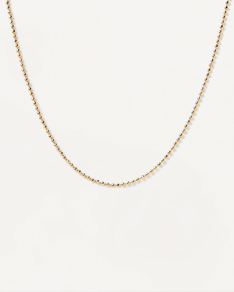 Ball Chain Necklace - 
  
    Sterling Silver / 18K Gold plating
  
