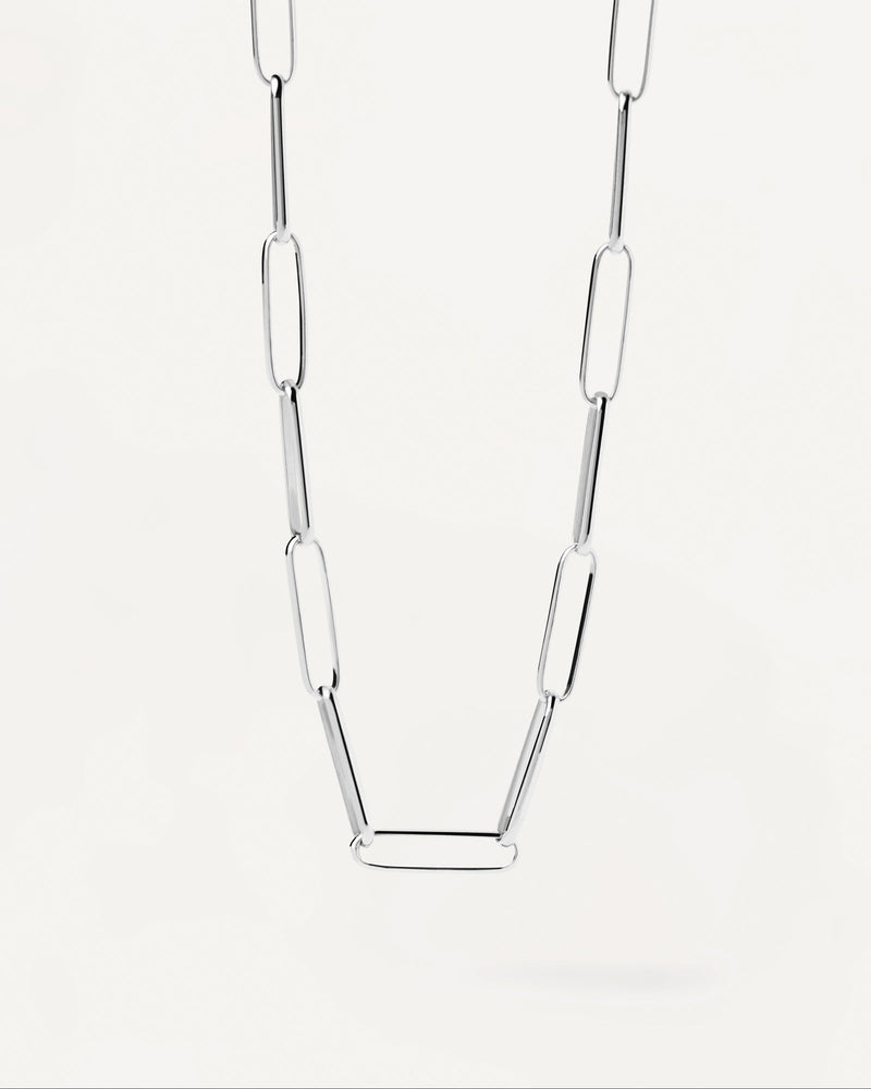 Collier chaine en argent Big Statement - 
  
    Argent massif
  
