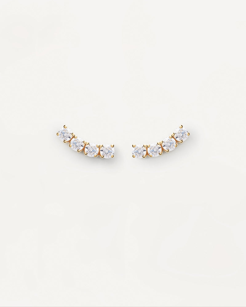 Uma Single Earring - 
  
    Sterling Silver / 18K Gold plating
  
