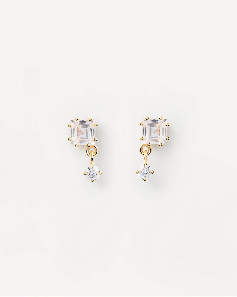 Eli Single Earring - 
  
    Sterling Silver / 18K Gold plating
  
