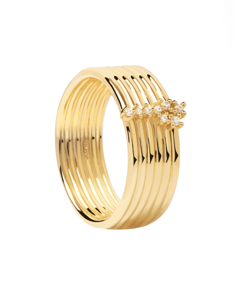 Super Nova Ring - 
  
    Sterling Silver / 18K Gold plating
  
