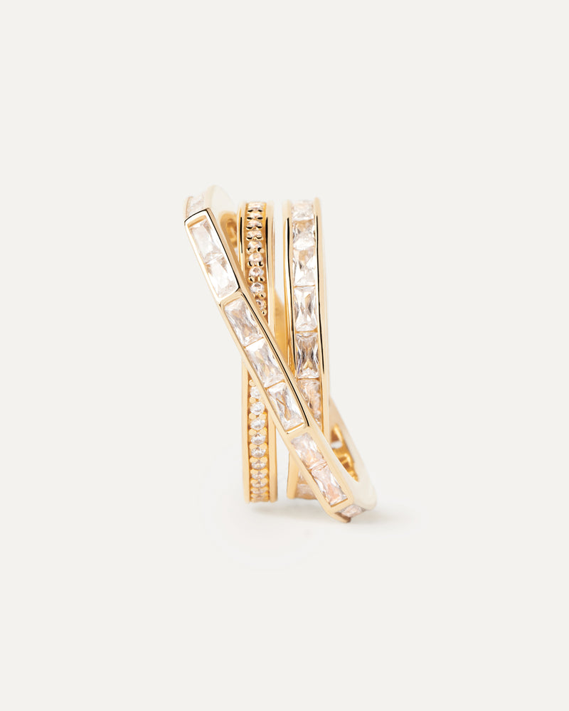 Verona Ring - 
  
    Sterling Silver / 18K Gold plating
  
