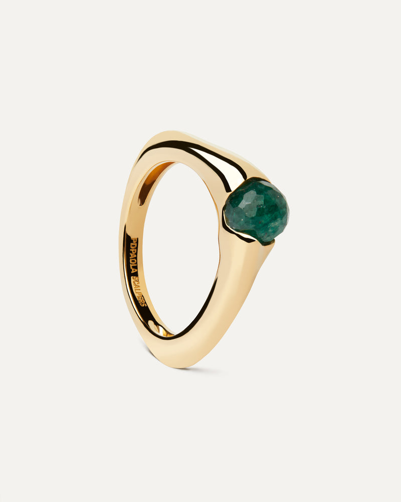 Anillo Oasis - 
  
    Plata de Ley / Baño de Oro 18K
  
