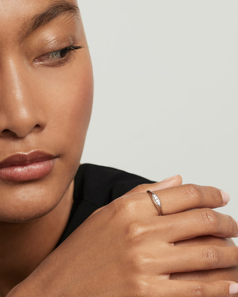 Bague Chevalière En Argent Gala - 
  
    Argent massif
  
