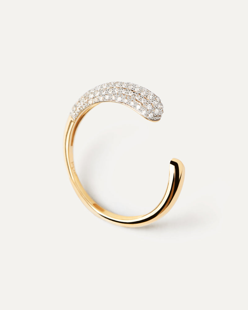 Diamonds and Gold Soho Ring - 
  
    18K Gold
  
