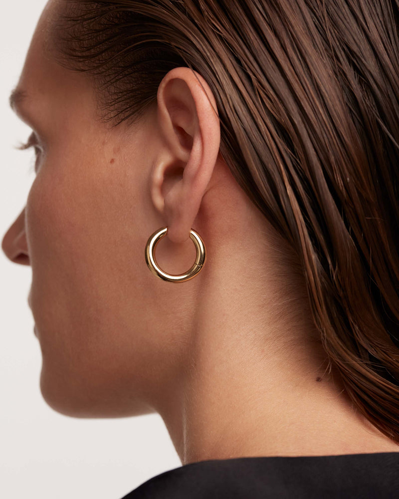 Pirouette Earrings - 
  
    Brass / 18K Gold plating
  
