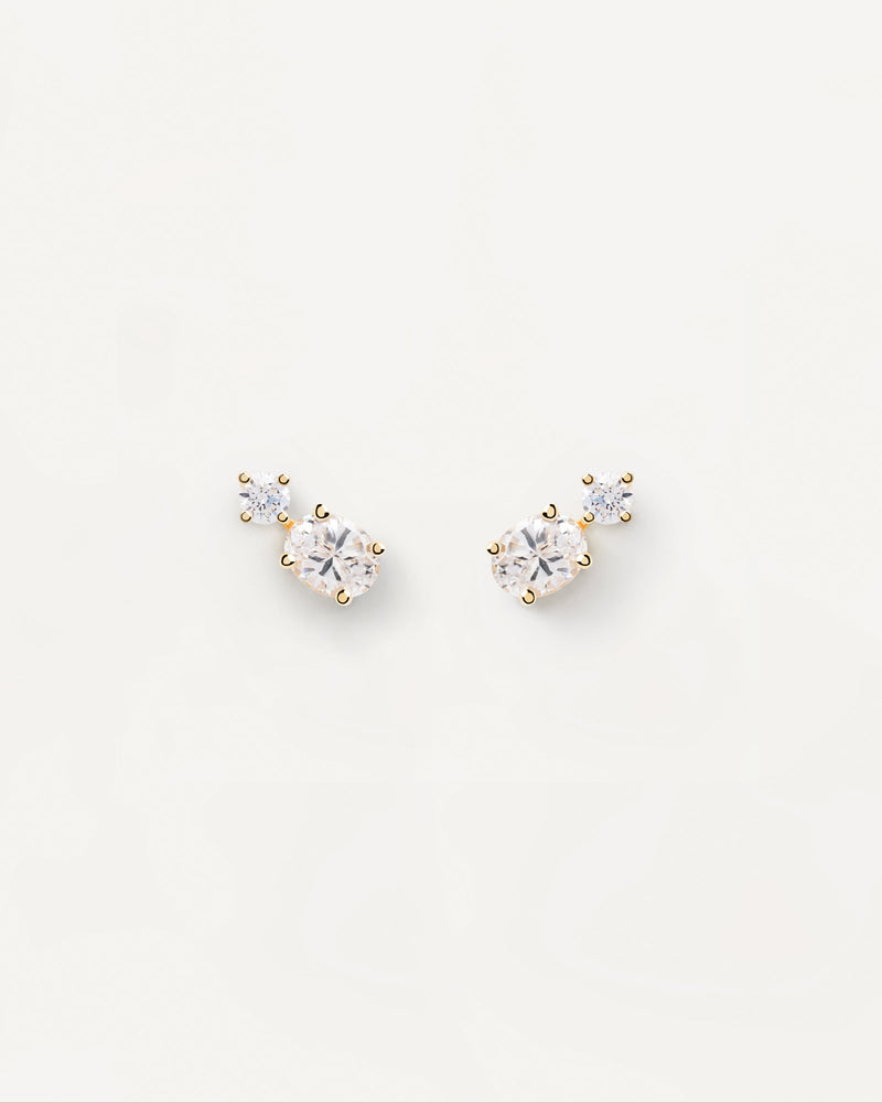 Nikita Single Earring - 
  
    Sterling Silver / 18K Gold plating
  
