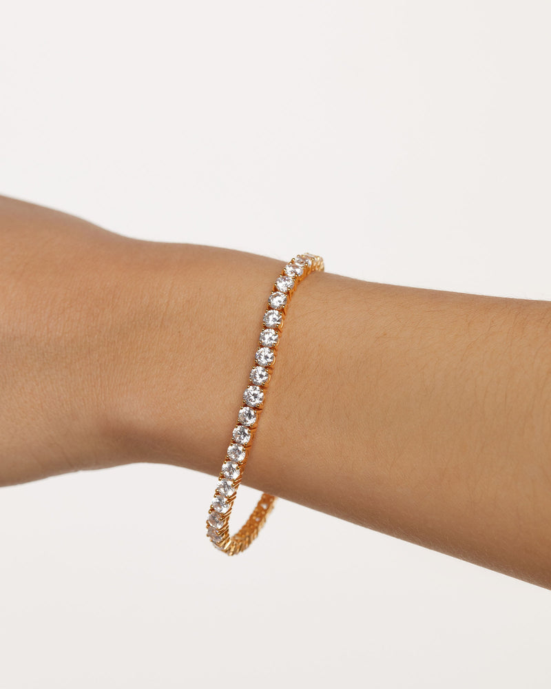 Tennis Supreme Bracelet - 
  
    Sterling Silver / 18K Gold plating
  
