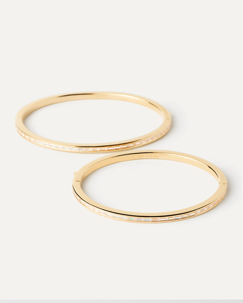 Viena Bangle - 
  
    Sterling Silver / 18K Gold plating
  
