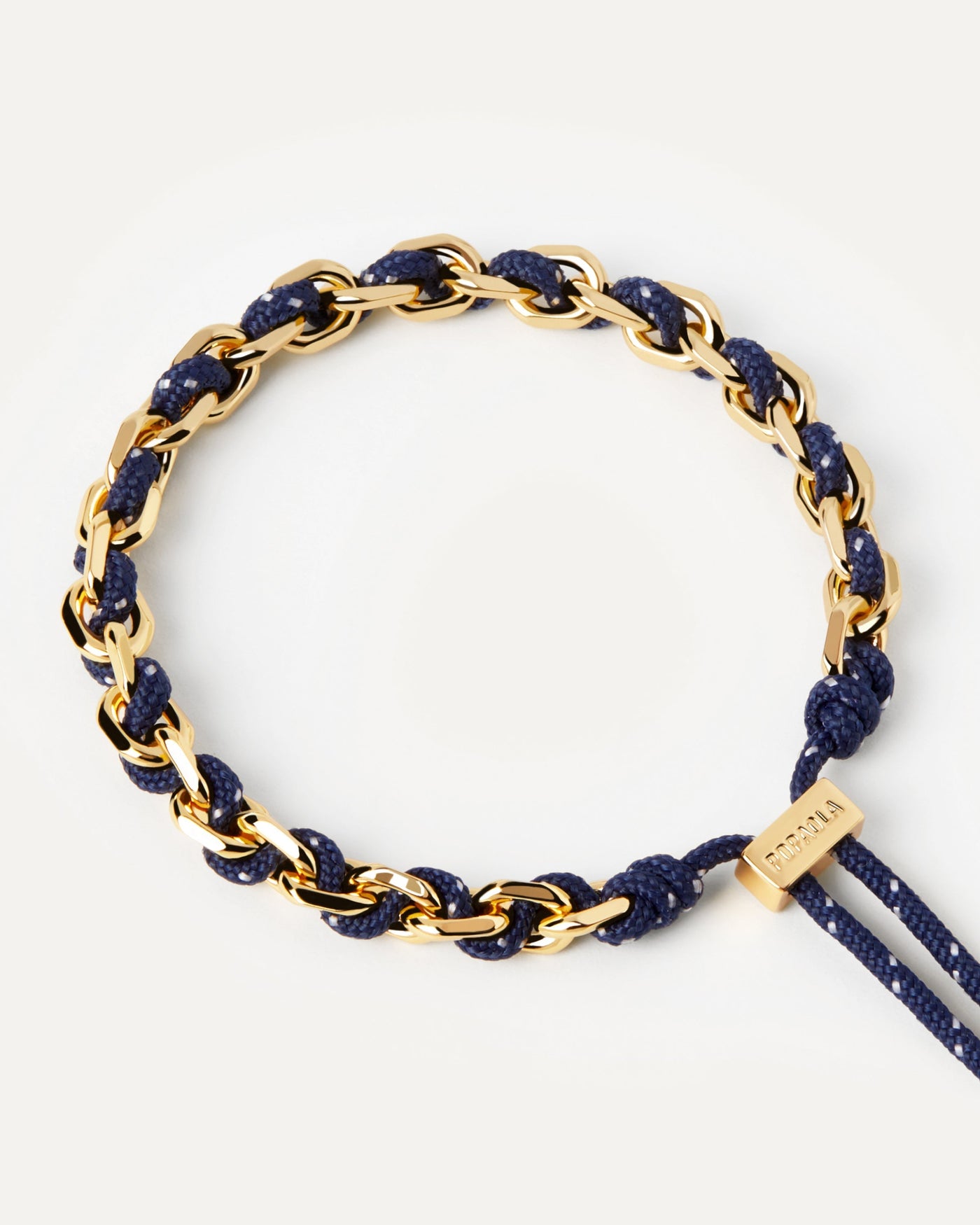 Orson Pull Bungee Rope Bracelet, 14k Yellow Gold | Men's Bracelets | Miansai
