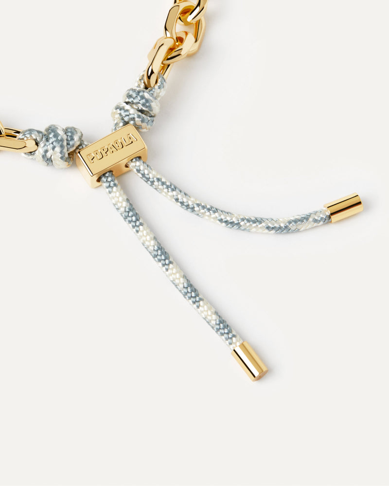 Sky Essential Rope and Chain Bracelet - 
  
    Brass / 18K Gold plating
  
