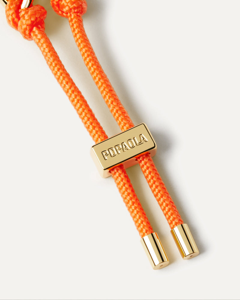 Pulsera Cordón y Cadena Tangerine Essential - 
  
    Latón / Baño de Oro 18K
  
