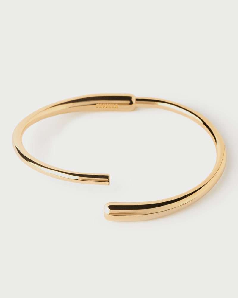 Brazalete Loop - 
  
    Latón / Baño de Oro 18K
  
