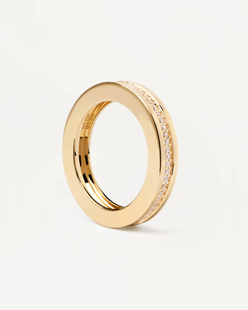 Anillo Infinity - 
  
    Plata de Ley / Baño de Oro 18K
  
