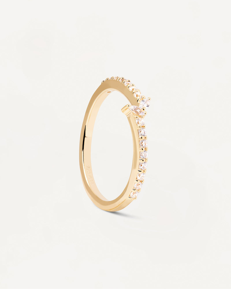 Nuvola Ring - 
  
    Sterling Silver / 18K Gold plating
  
