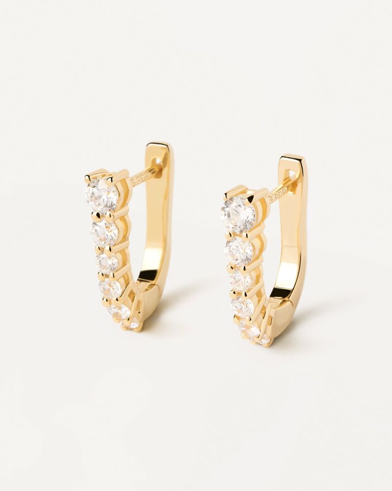 Pendientes Rise - 
  
    Plata de Ley / Baño de Oro 18K
  
