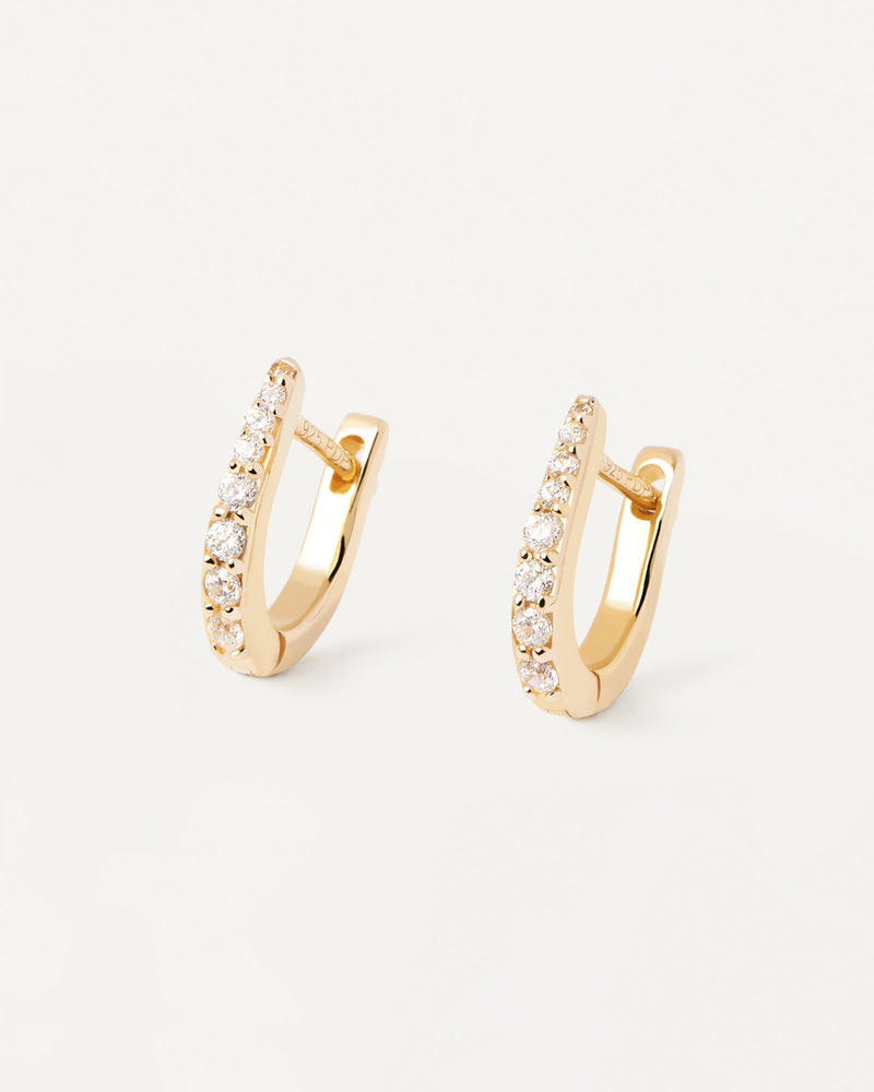 Orecchini Stare - 
  
    Argento sterling / Placcatura in Oro 18K
  
