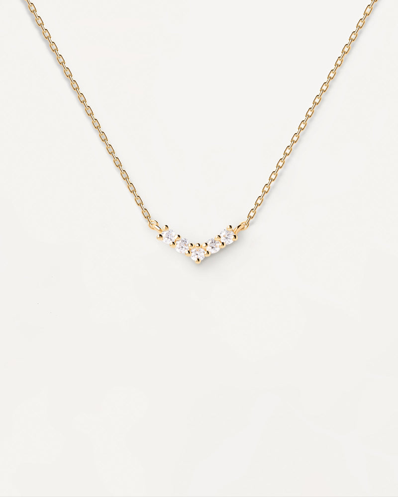 Mini Crown Necklace - 
  
    Sterling Silver / 18K Gold plating
  
