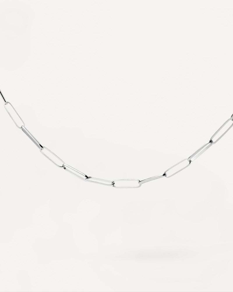 Collier chaine en argent Big Statement - 
  
    Argent massif
  
