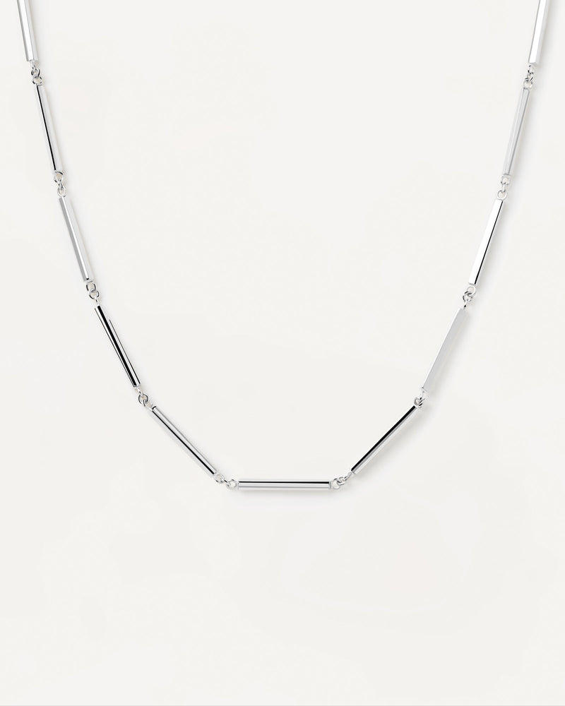 Collier chaine en argent Barre - 
  
    Argent massif
  
