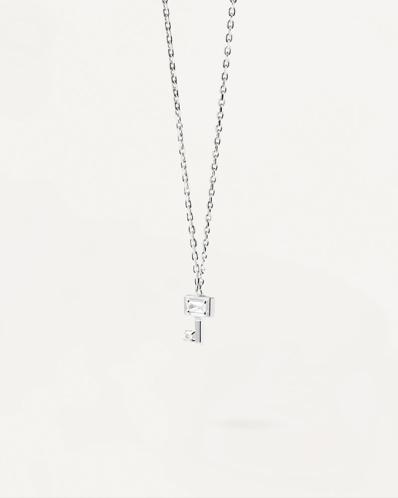 Collier en Argent Clé - 
  
    Argent massif
  
