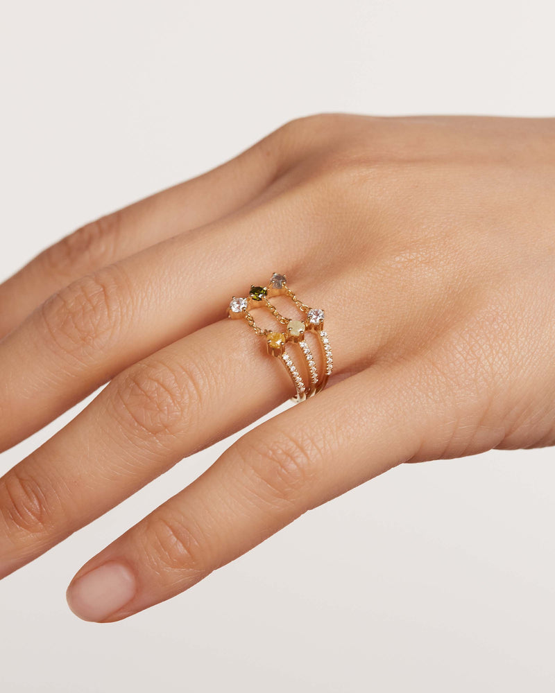 Juno Ring - 
  
    Sterling Silver / 18K Gold plating
  
