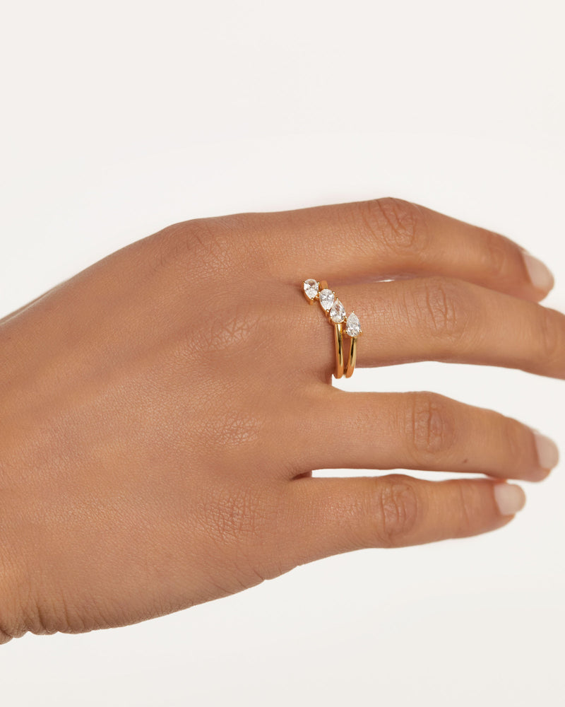 Terra Ring - 
  
    Sterling Silver / 18K Gold plating
  
