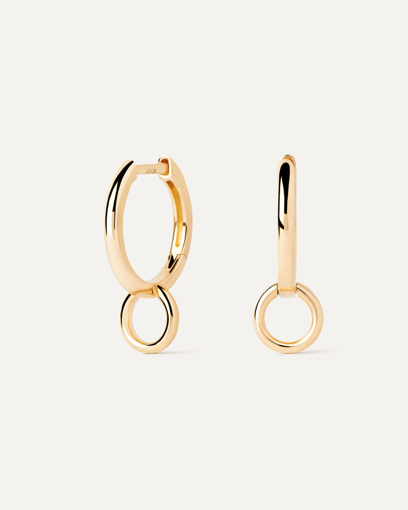 Orecchino a cerchio singolo in oro Circle - 
  
    Oro 18K
  
