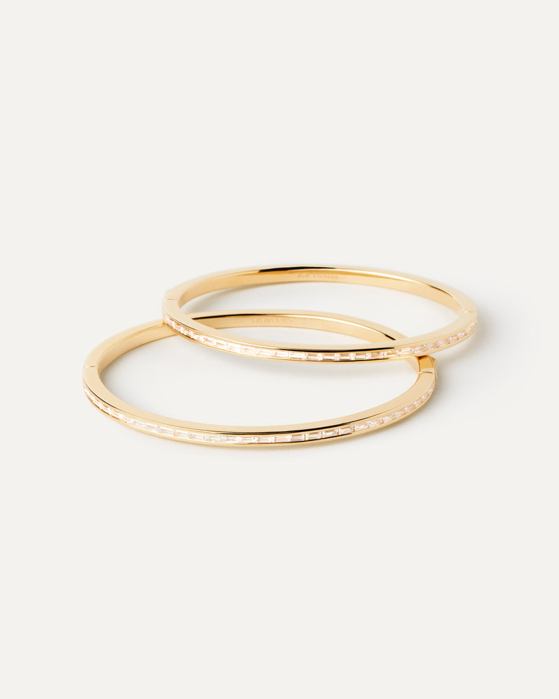 Viena Bangle - 
  
    Sterling Silver / 18K Gold plating
  
