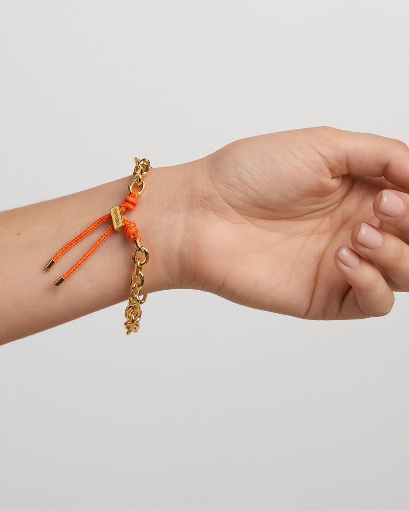 Tangerine Essential Kordel-Gliederarmband - 
  
    Messing / 18K Goldplattierung
  
