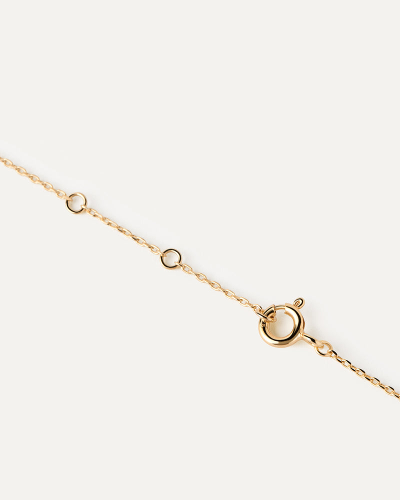 Lily grüner Armband - 
  
    Sterling Silber / 18K Goldplattierung
  
