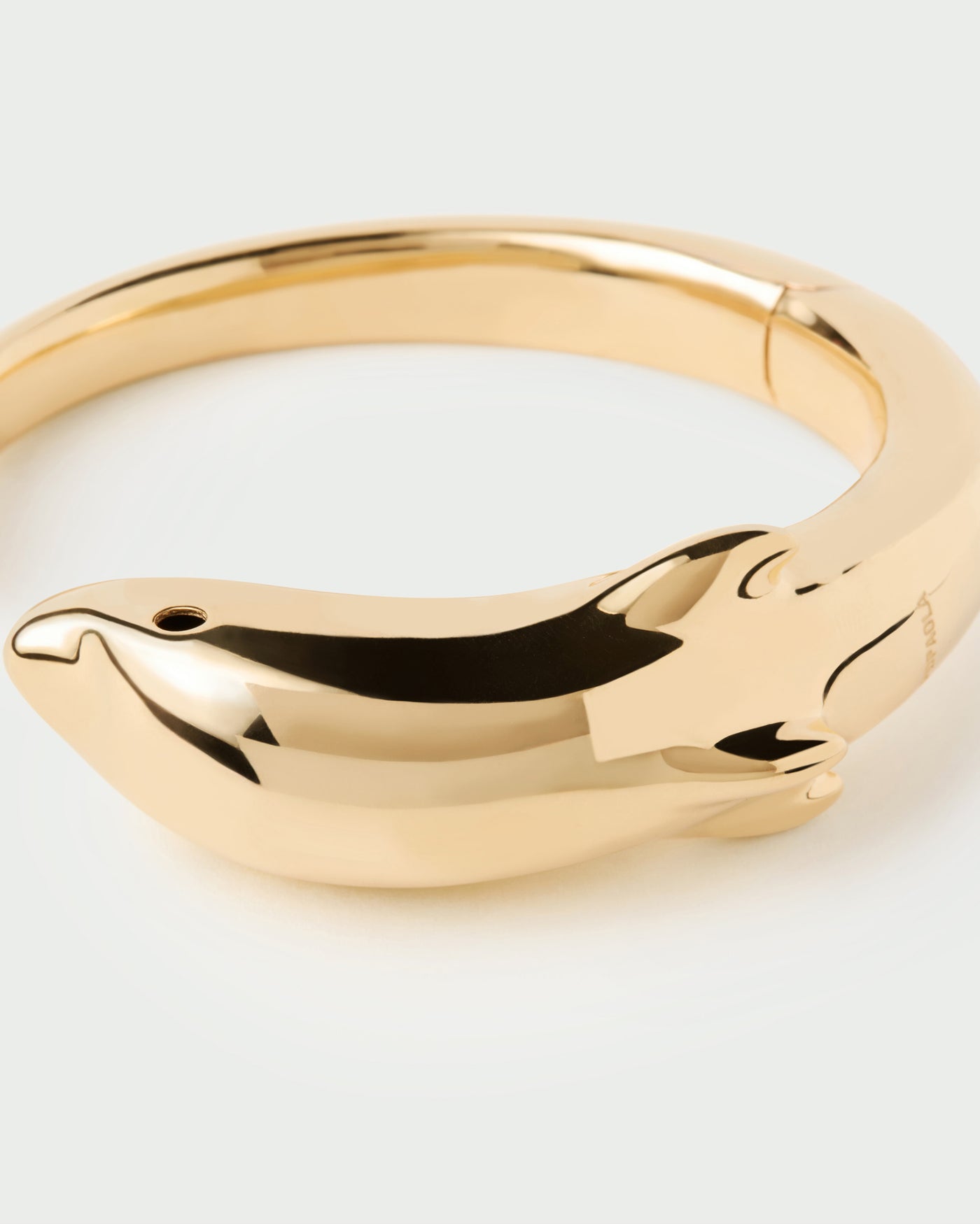 Bracciale rigido Dolphin - 
  
    Argento sterling / Placcatura in Oro 18K
  
