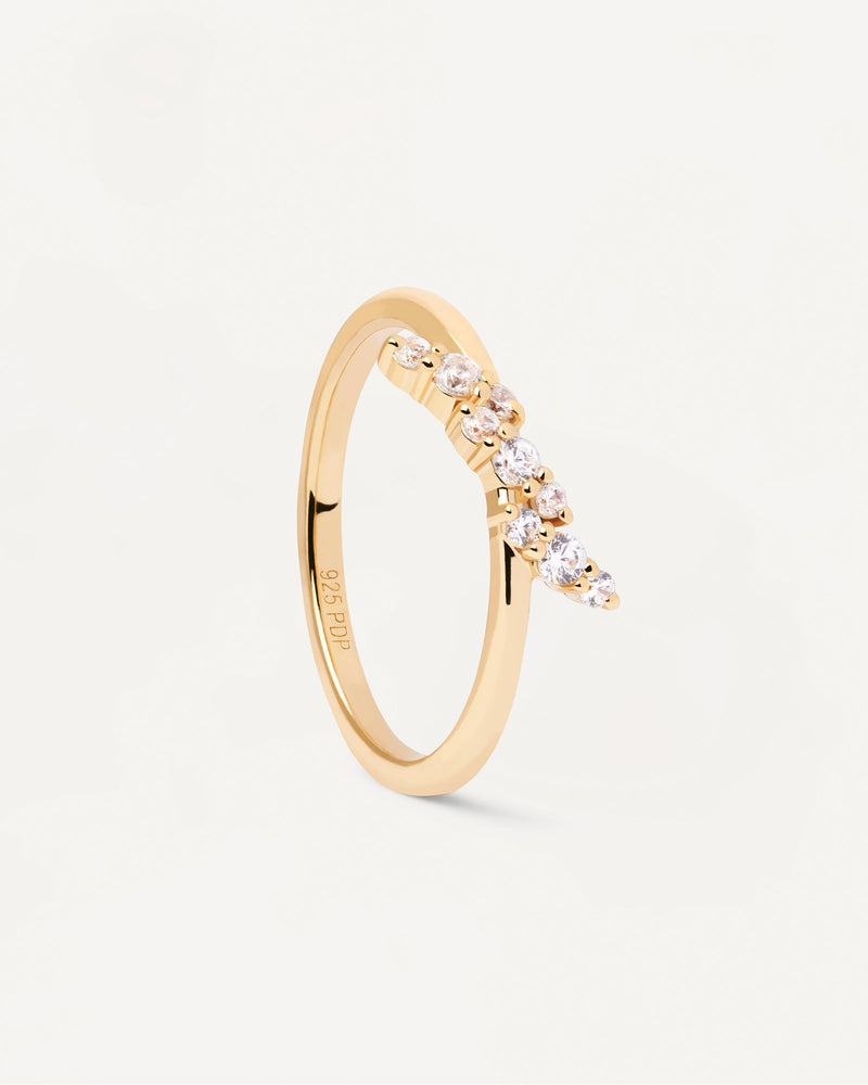 Natura Ring - 
  
    Sterling Silver / 18K Gold plating
  
