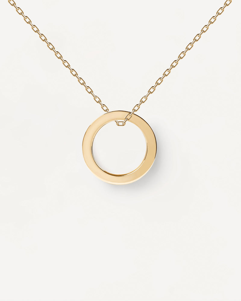 Infinity Halskette - 
  
    Sterling Silber / 18K Goldplattierung
  
