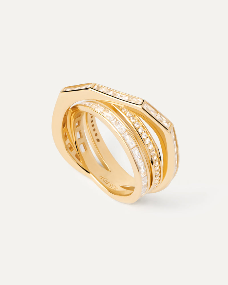 Verona Ring - 
  
    Sterling Silver / 18K Gold plating
  
