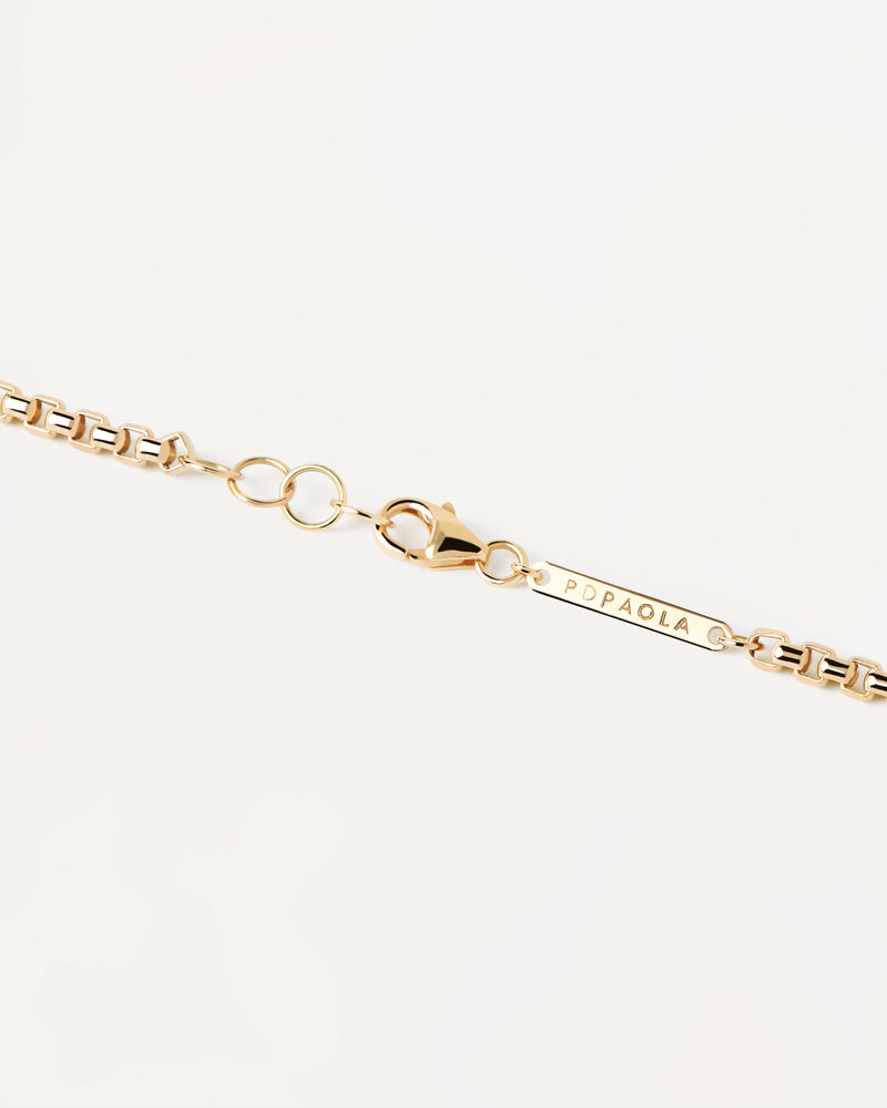 Gold Box Chain Necklace - 
  
    18K Gold
  
