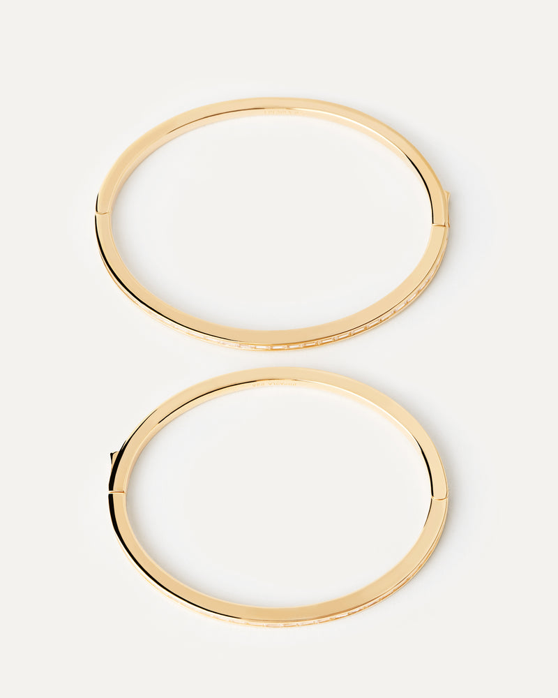 Viena Bangle - 
  
    Sterling Silver / 18K Gold plating
  
