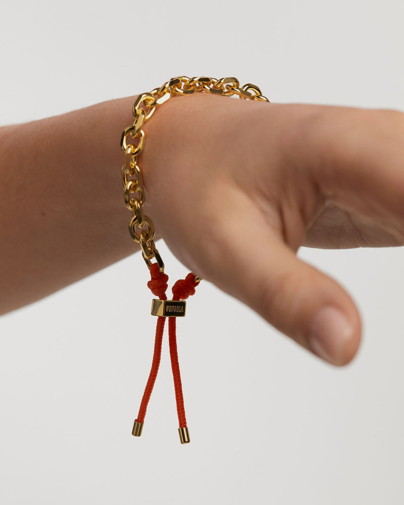 Tangerine Essential Rope and Chain Bracelet - 
  
    Brass / 18K Gold plating
  
