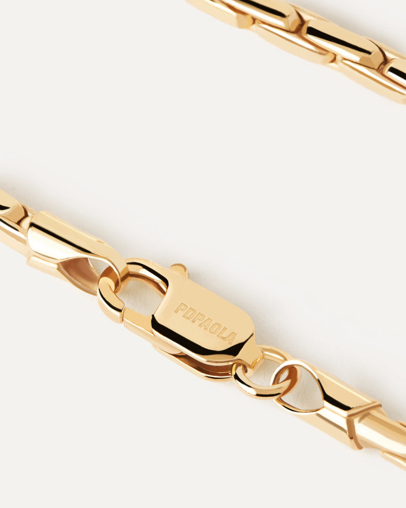 Large Boston Chain Bracelet - 
  
    Sterling Silver / 18K Gold plating
  
