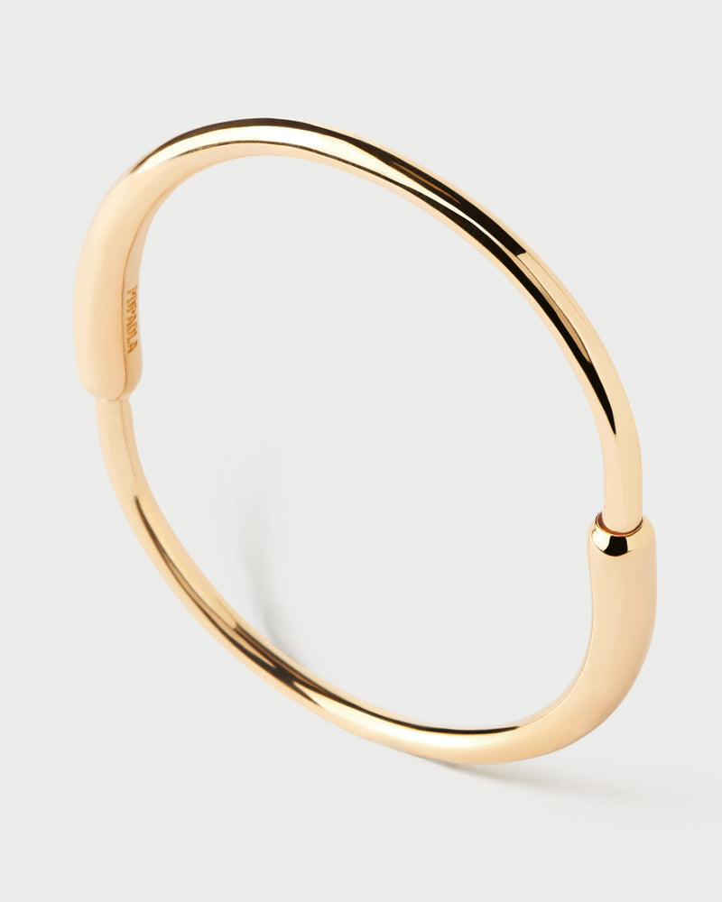 Loop bangle - 
  
    Brass / 18K Gold plating
  
