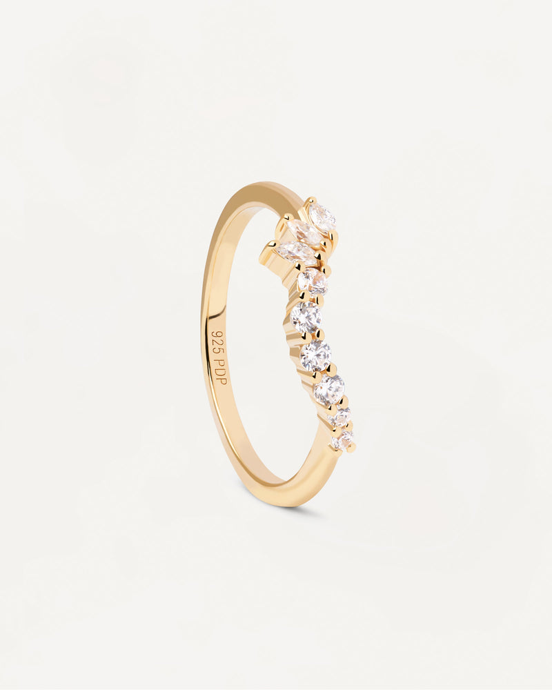 Dance Ring - 
  
    Sterling Silver / 18K Gold plating
  
